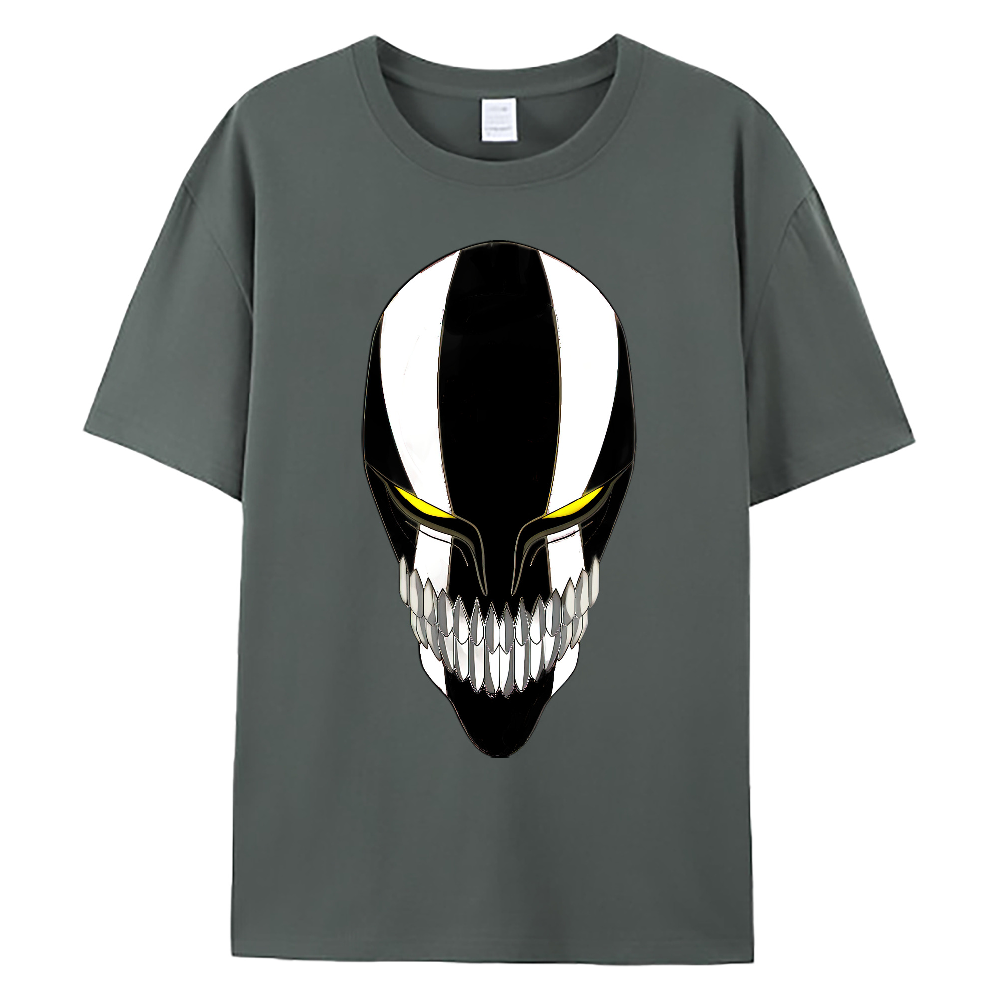 （画像用） ブリーチ 黒崎一護（くろさき いちご）BLEACH Kurosaki Ichigo 綿100％ メンズ半袖Tシャツ｜肌触りやわらか＆通気性